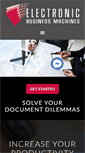 Mobile Screenshot of electronicbusinessmachines.com